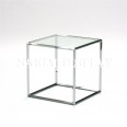 Glass shelf fixtures (Abst fixtures) 450 square dice