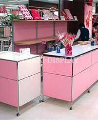 Glass shelf fixtures (Abst fixtures) Vivo counter stand