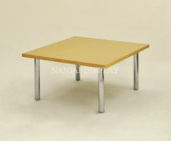 ディスプレイテーブル(木目) 900×900