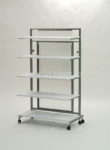 System fixture SL900 shelf board (white) 5 steps lower stage