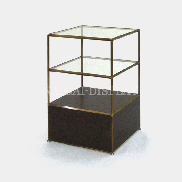 ビボ古美色ガラステーブル VB(1x2)600マスH900SG300