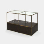 Vivo antique glass table VB(2x2)1200x600H750SG300