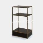 Vivo antique glass table VB(1x3)600x450H1050SG150