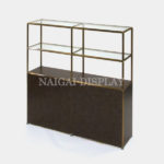 Vivo antique glass shelf VB(2x3)1200x300H1200SG600