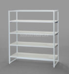 Frame 1350 (White) 4 Shelves